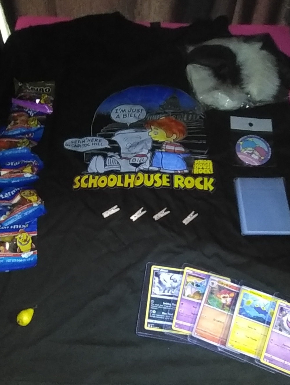 Retro T-shirt Only A Bill Surprise Box With Pokemon Cards And A Few Extras